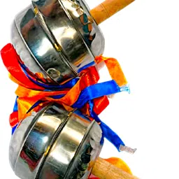 Maracas Steel with Colourfull Ribbons Superior Quality Combo Set Shaker Percussion-image-87