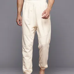 Men Solid White Track Pants-image-51