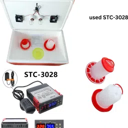 EPS material egg incubator double fans, holders and 1 feeder 1 drinker free Egg Incubator-image-39