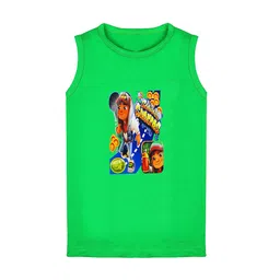 carelove CAREPLUS Boys Pack Of 6 Printed Body Hugging Undershirt Innerwear Vests image 2