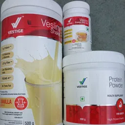 vestige Veslim Shake Kulfi Energy Drink Lemon, Protein Powder Nutrition Drink-picture-4