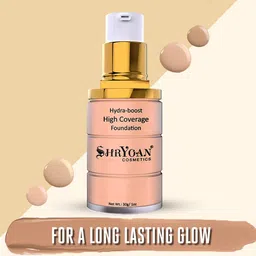 SHRYOAN Beige Colored Hydra-boost High Coverage Foundation image 5