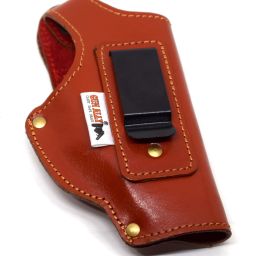 IWB/OWB Leather Gun Holster Concealed Carry for 32 Pistol Pistol/Gun Cover Free Size-12