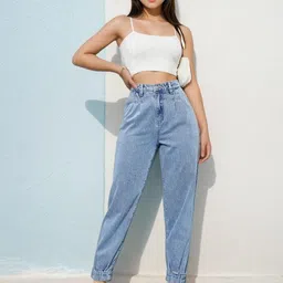 kotty Women Regular High Rise Blue Jeans-picture-49