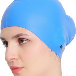 Swimming Cap For Women Girls Long Hair Extra Large Big Size Swimming Cap-image-74