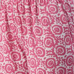 Divena Floral Printed Sequinned Pure Cotton Kurta with Sharara & With Dupatta image 3