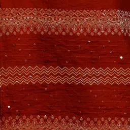 Gerua By Libas Floral Embroidered Regular Sequinned Kurta With Salwar & Dupatta image 3
