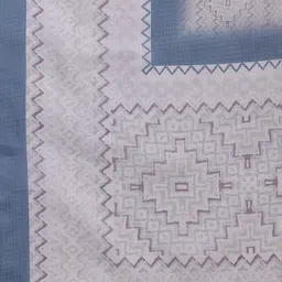 Libas Chevron Embroidered Regular Thread Work Kurta With Palazzos & Dupatta image 3