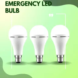 Rechargeable Emergency Bulb Inverter Bulb, 3Hr battery backup_Pack oF 3 G57 3 hrs Bulb Emergency Light-image-2