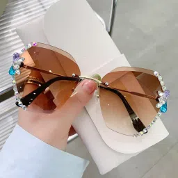 UV Protection Over-sized Sunglasses (Free Size)-image-48