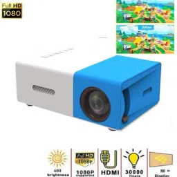 VOLTegIC Classroom 1080P LED Projector 400 lm LED Corded & Cordless Mobiles Portable Projector-35