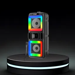 FRONY DJ Box 40W Bluetooth Speaker with FM Radio, Mic & RGB Light Party SpeakerCV407 40 W Bluetooth Party Speaker-32
