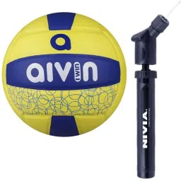 Spectre Volleyball & Nivia Ball Pump Combo Pack Volleyball - Size: 5-picture-19