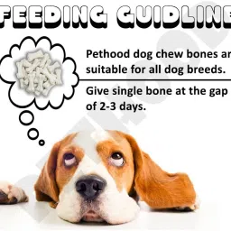 pet hood Dog Chew Bone 2 inch - 12 Pc Pack , Bones for Dogs, Chew Bones for Puppy Chicken Dog Chew image 4