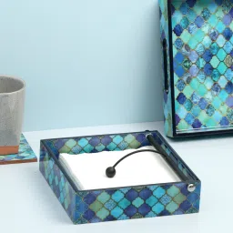 Blue Drop Napkin Holder Vehicle Tissue Dispenser-24