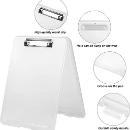 remang Writing Pad Document File Folder, A4 Size Storage Clipboard for office, school image 3
