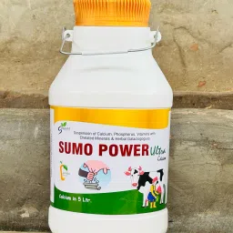 Sumo Power Ultra Calcium for Buffalo, Cow increase Milk Production, Fat In Milk Pet Health Supplements-14