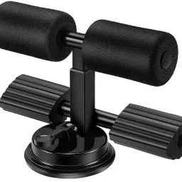 vastarpara Double Leg Sit-ups and Push-ups Assistant Device Ab Exerciser Sit-up Bar [Black1] Ab Exerciser image 3