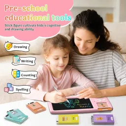 dwiza enterprise 2 in 1 Talking Flash Cards with Sound & 8.5" LCD Writing Tablet/Doodle Board image 3