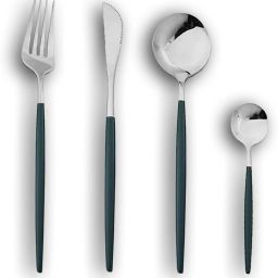Cutlery Set, Dinnerware, Flatware, Stainless Steel Dinner Set Service Stainless Steel Cutlery Set-image-108