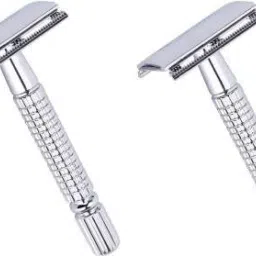PREMIUM double edge stainless steel razor - Pack of 2, Men & Women-16