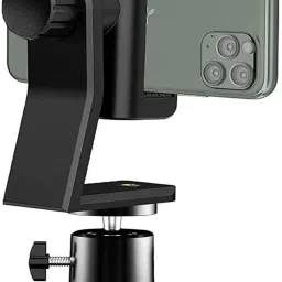 subton Ball Head for Tripod with 360 Mobile Holder |360 Angle Adjustment Tripod Mobile Holder with Vertical and Horizontal Mode Video Recording|Compatible with All Mobile Phone Tripods and Cameras Monopod, Tripod, Tripod Kit, Tripod Ball Head, Tripod Bracket, Tripod Clamp, Monopod Kit-10
