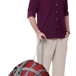 50 L Strolley Duffel Bag - New Model For Travelling Stylish Duffel Luggage Bag - Maroon - Regular Capacity-image-23