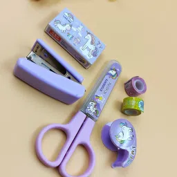 Unicorn Stapler Set Art & Craft Kit Scissors-image-3