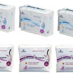 ACTIVEOXYGEN & NAGATIVEION - RELEX SOFT COTTON SANITARY NAPKINS FOR NIGHT AND DAY USE.( PACK OF 6) (8 PIECES IN 1 PACK FOR NIGHT AND 10 PIECES IN 1 PACK FOR DAY) Sanitary Pad-picture-5