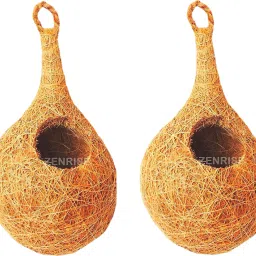 Sparrow Coir bird nests of 2 Bird House-picture-18