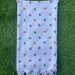Printed Pure Cotton Women White Stole-image-30