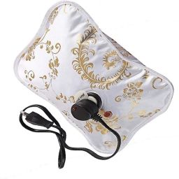 Electrothermal Hot Water Bag, Electric Heating Gel Pad-Heat Pouch Hot Water Bottle Bag, Electric Hot Water Bag, Heating Pad for Joint, Muscle Pains, Warm Water Bag In Many Colours And Designs Electric 1 L Hot Water Bag-image-72
