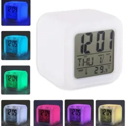 fixoria Digital White Clock image 5