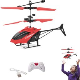 RC Helicopter, Remote Control Helicopter with Sensor and LED Light. Flying Helicopter for Kids, Indoor/ Outdoor RC Helicopter Aeroplane Toy Gift for Boys Girls-26