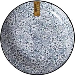 olwick Ceramic Japanese Style 8-Inch Ceramic Round Dinner Plate – Microwave Safe, Sakura Dinner Set-picture-46