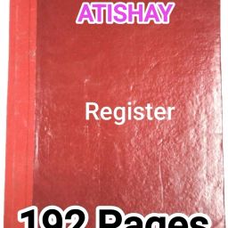 Ruled Register, Red PVC Binding-34 x 22 cm-80 GSM Paper-192 Pages 1-Part 1-image-39