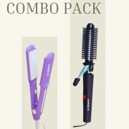 MARSELITE Combo of Hair Curler & Hair Crimper Machine for Girls Hair Rollers (INOVA) Personal Care Appliance Combo-image-86