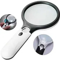 Myqualitysure 3 LED Light 3X & 45x Handheld Magnifier, Reading Glass3X battery Standard ZoomLens-picture-25