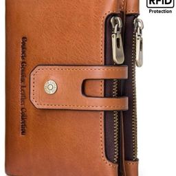 Men Brown Genuine Leather RFID Wallet - Regular Size-image-42