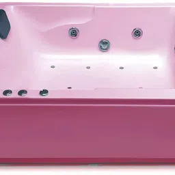 Falcon Acrylic 5 feet Jacuzzi Massage With Bubble Bath - Pink Free-standing Bathtub-image-37