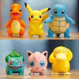Pokemon Toy Set, Pokemon Collectible, Pikachu Cartoon Figure, Unique Toy-6 pcs-16