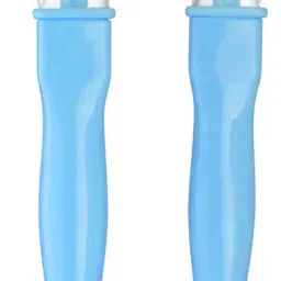 Dual Ended Soft Silicone Tip BPA Free Baby Feeding Spoon Set Pack of 2- Silicone, Polypropylene-13