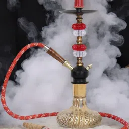 14 inch Iron, Glass Hookah-image-97