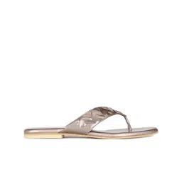 Bata Textured Open Toe Flats image 2