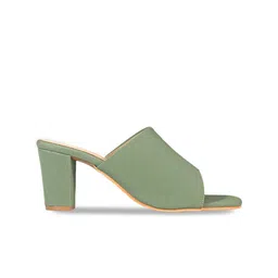 Chere Textured Open Toe Block Heels image 5