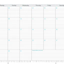 greeshma MONTHLY SCHEDULE PLANNER Regular Diary 2025-2026 Year A4 Size 36 Pages image 5