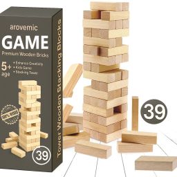 Kids Wooden Puzzle Game – Tower Stacking Toy for Learning Fun-image-21