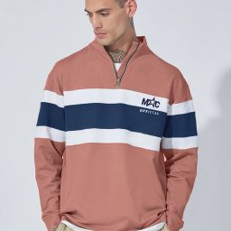 Men Full Sleeve Color Block Sweatshirt-image-49