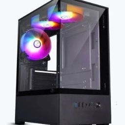 ZEBRONICS ROBUST Gaming Chassis, mATX/Mini ITX, Tempered Glass, 120mm LED 3 Fans Mid tower Cabinet with USB 2.0 and USB 3.0 Ports Compatible with Gaming Console-image-90