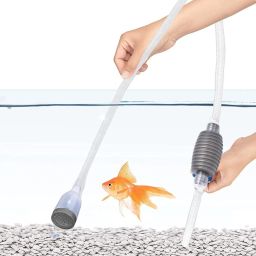 Yee Grey Aquarium Fish Tank Water Changing Syphon Pipe 1.5 M Aquarium Tool-image-19